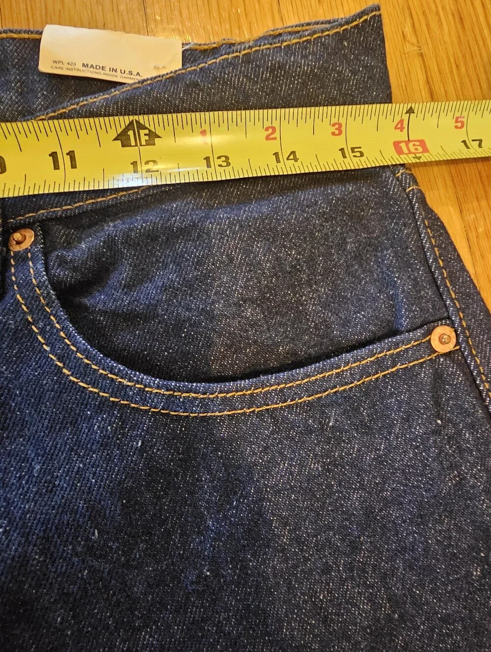 Levi's Vintage 1989  505-0216 Blue Denim Straight Leg Jeans Men's Size 32x32 NWT